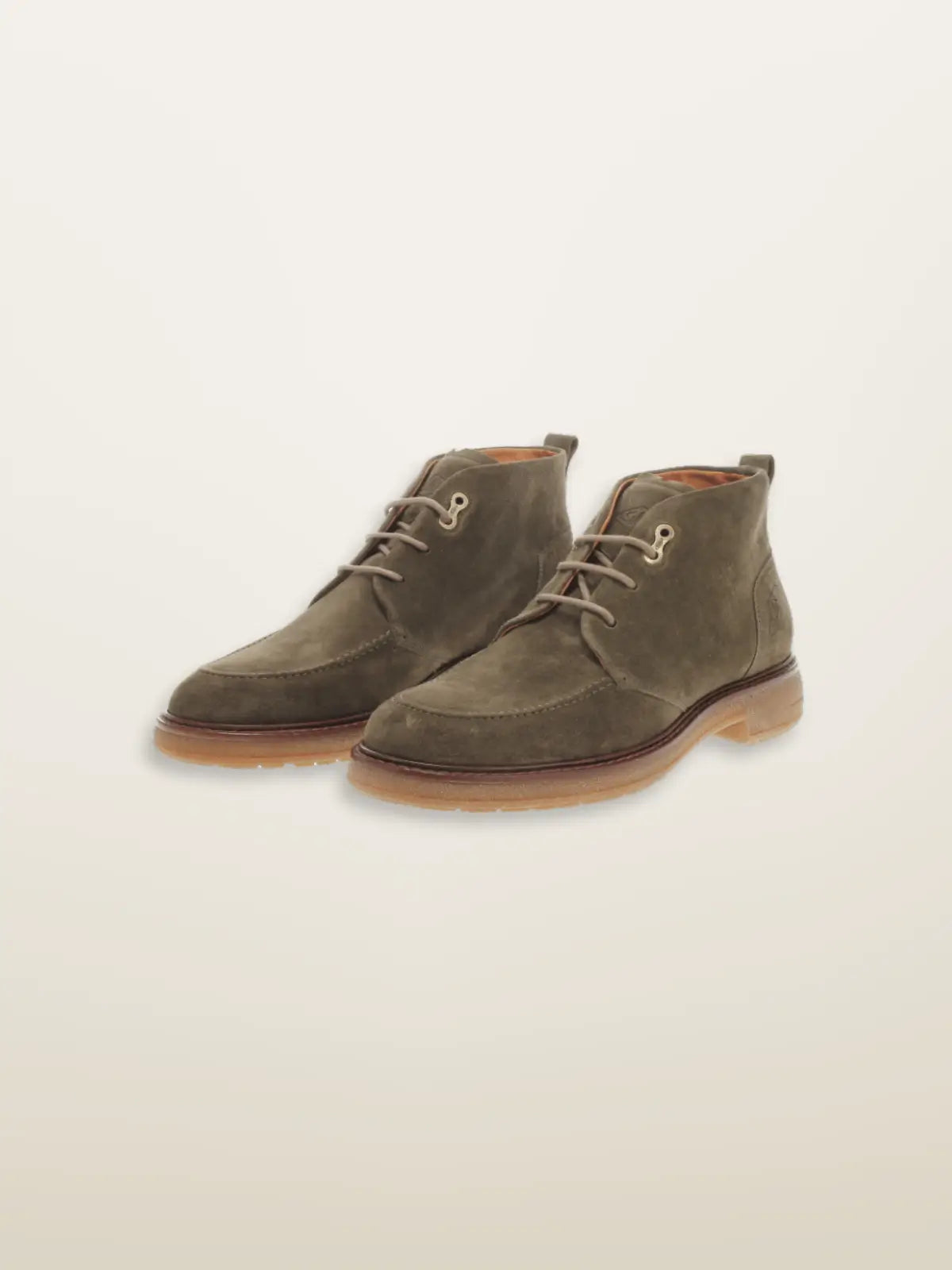 Boots Plateau Suède Khaki - S3808