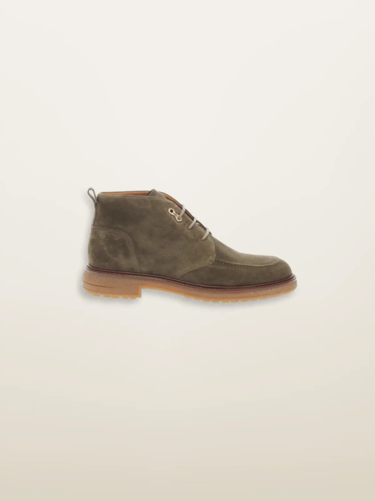 Boots Plateau Suède Khaki - S3808
