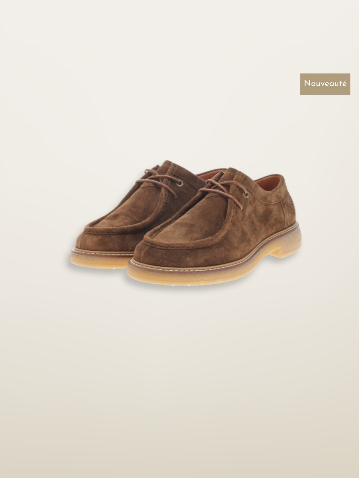 Derbies Plateau Suede Choco - S3806