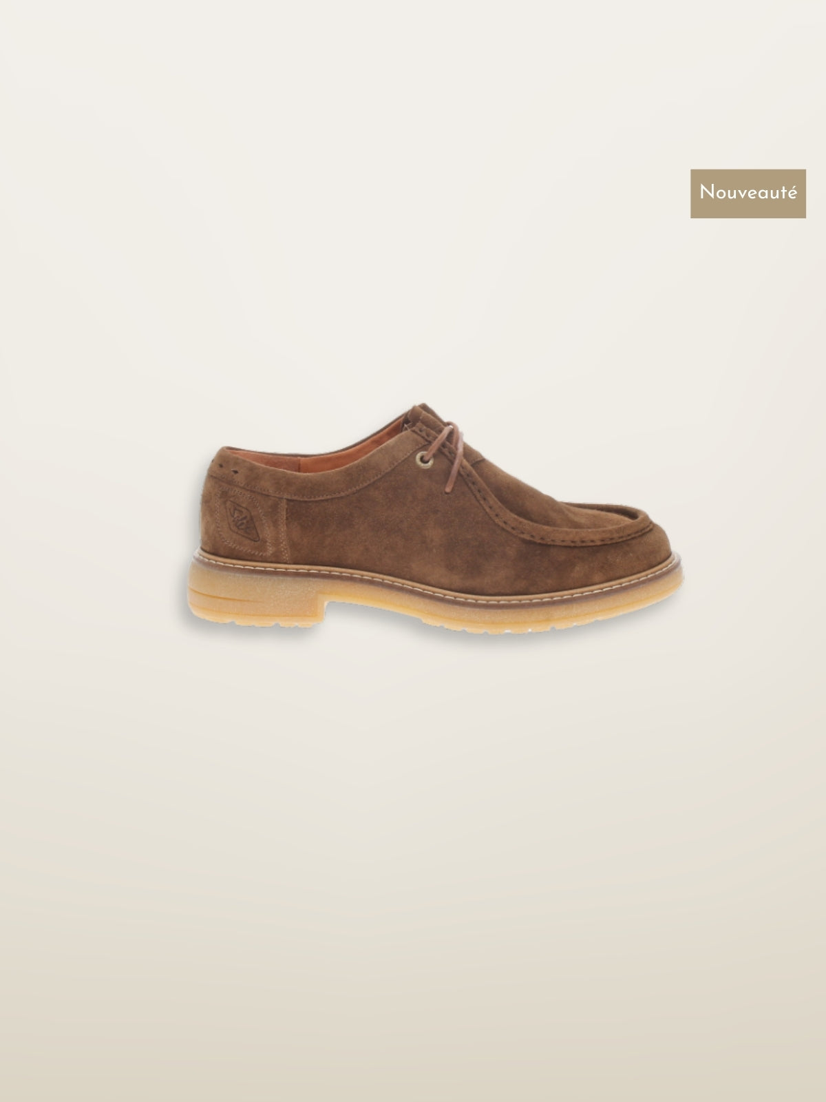 Derbies Plateau Suede Choco - S3806