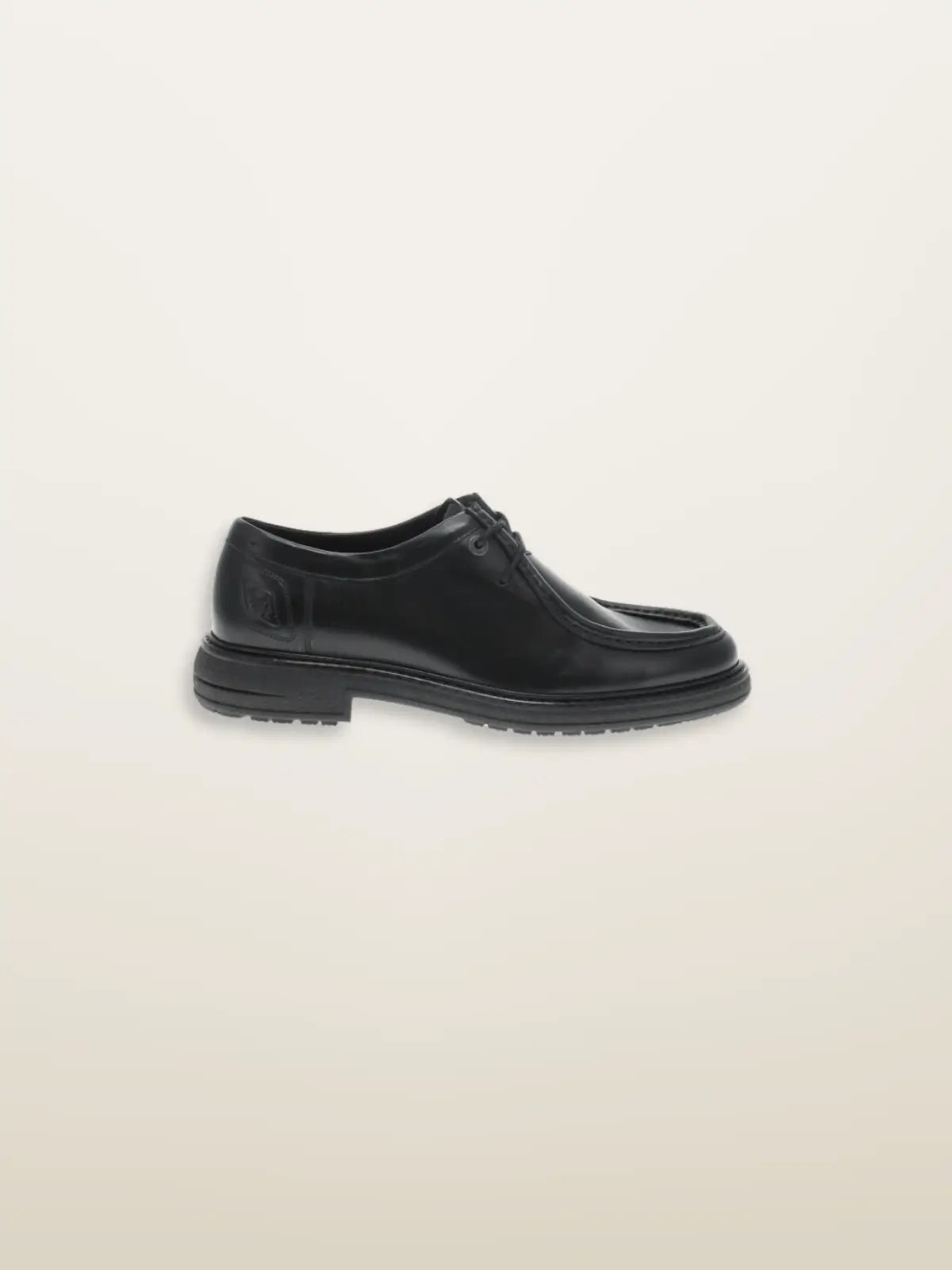 Derbies Plateau cuir Lisse Noir S3806