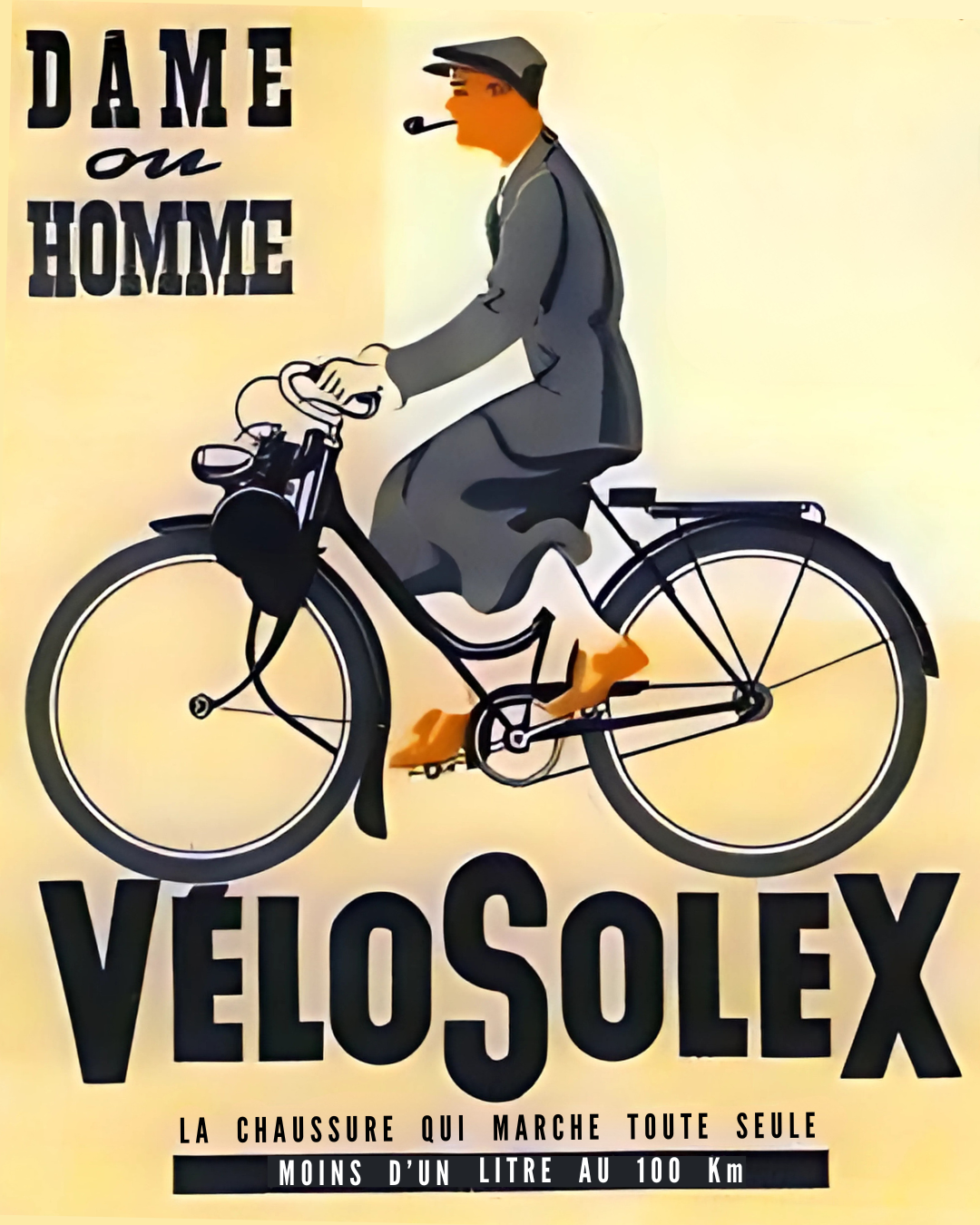 instagram solex chaussures affiche velo solex